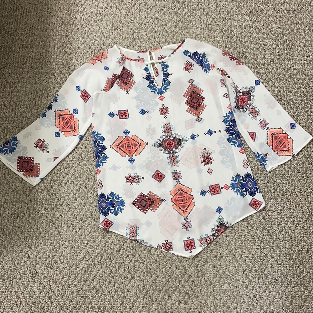 Aztec Design Blouse